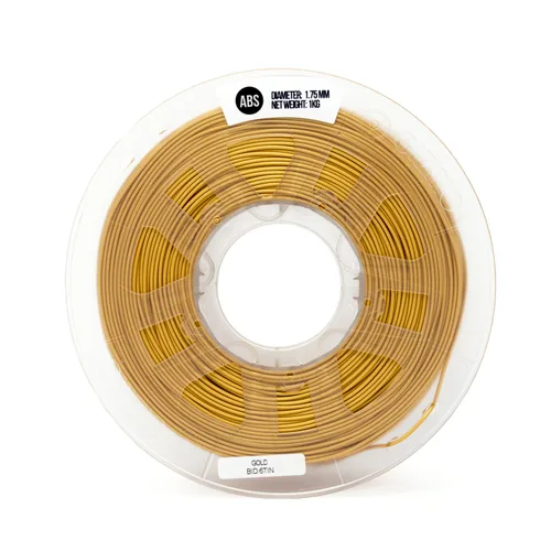 Vista 2 de Gizmo Dorks Filamento ABS de 0.069 pulgadas / 2.2 libras para impresoras 3D, color dorado Oro