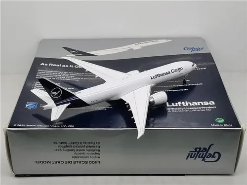 Vista 4 de GeminiJets Lufthansa Cargo para Boeing B777-200LRF D-ALFA 1:400 DIECAST modelo preconstruido