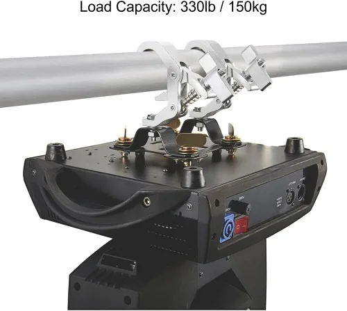 Vista 3 de Abrazadera Pro Truss de 1.57 a 2.36 pulgadas, paquete de 4 abrazaderas de iluminación Olaalite para escenario, resistentes, 330 libras, ajuste