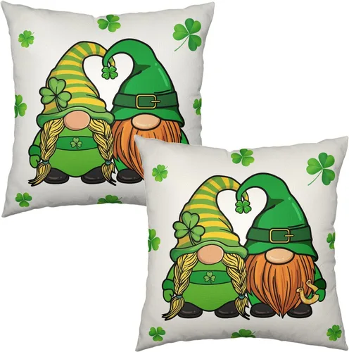 Vista 11 de Juego de 2 fundas de almohada de 16 x 16 pulgadas, diseño patriótico de bandera estadounidense con estrellas para exteriores, estilo casa de campo