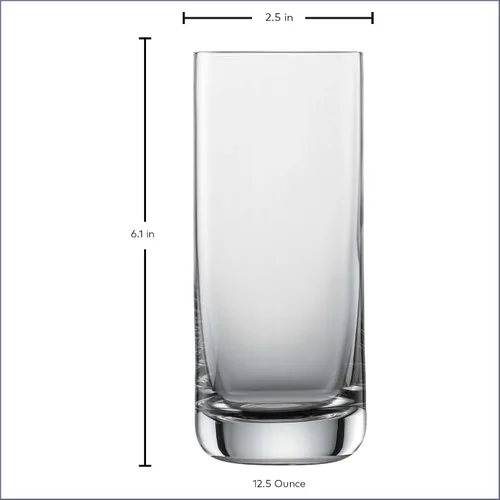 Vista 7 de Schott Zwiesel Tritan vaso de cristal de colección de insumos de bar convencionales, juego de 6, Transparente