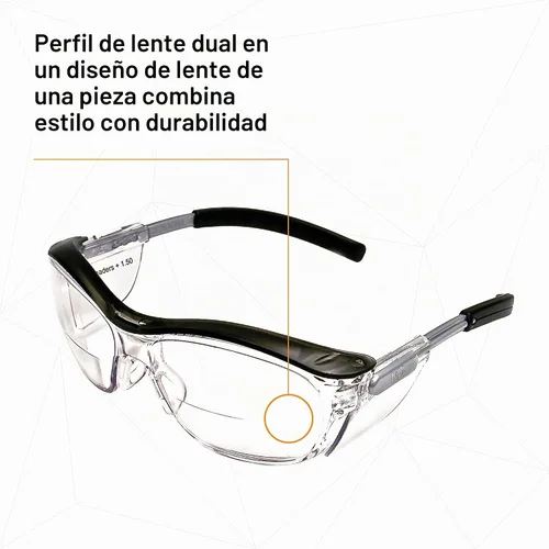 Vista 6 de Gafas de protección 3M Nuvo Reader, Transparente, 1