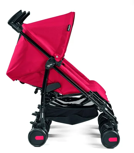 Vista 4 de Peg Perego Pliko - Cochecito de bebé pequeño, color rojo