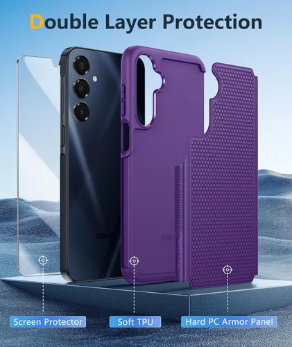 Vista 901 de FNTCASE Funda para iPhone 17 Pro: Fundas delgadas translúcidas de color azul claro compatibles con MagSafe, protección completa de la cámara
