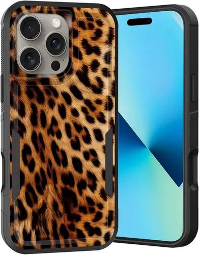 Vista 250 de Funda para iPhone Air, doble capa híbrida resistente resistente a prueba de golpes de policarbonato duro + funda protectora de silicona suave