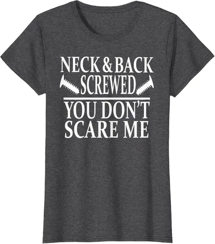 Vista 4 de Camiseta divertida para recuperación de cirugía de columna vertebral y cuello y espalda, Negro