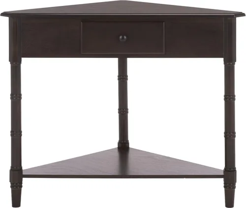 Vista 8 de SAFAVIEH Gomez AMH5709A - Mesa auxiliar esquinera de madera, 33.1 pulgadas, gris vintage