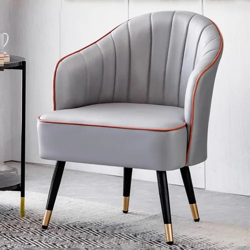 Vista 13 de YCKEGEW Sillón para sala de estar, silla moderna de discoteca, silla de cuero, taburete tapizado, silla individual para sala de estar, dormitorio