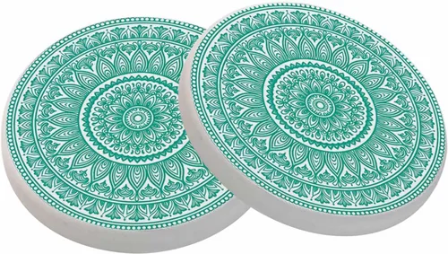 Vista 27 de oFloral Juego de 2 posavasos con notas musicales para líneas de bebidas, melodía, simples y creativas, para decoración del hogar, juego de 2, 4