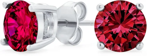 Vista 3 de Juego de joyas clásicas tradicionales para novia, piedras preciosas redondas, circonita cúbica, corte brillante, 4CTW, AAA, circonita cúbica, juego