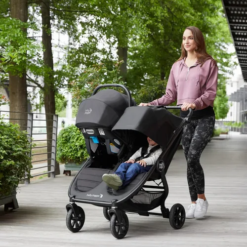 Vista 3 de Baby Jogger Adaptador de asiento de coche Graco City Mini GT2 Cochecito doble, negro