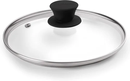 Vista 19 de Cuisinel Tapa de cristal – 6 pulgadas – Compatible con Lodge – Funda de repuesto templada totalmente montada – Apto para horno para sartenes – Para