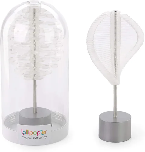 Vista 8 de Mini Lollipopter ARTE PARA JUGAR Twist to Transform Motion, Fibonacci Golden Ratio Design by John Edmark, Stress Relief for Office & Home, Fun Gift