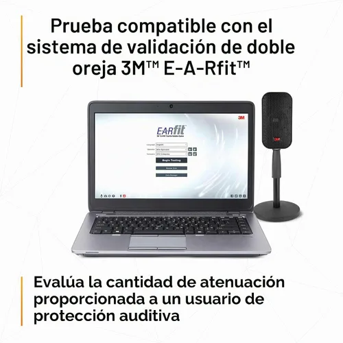 Vista 10 de 3M PELTOR - Orejeras de protección auditiva, Serie X X2P3E, estilo gorra con casco duro adjunto, protección contra el ruido NRR 24 dB, paquete