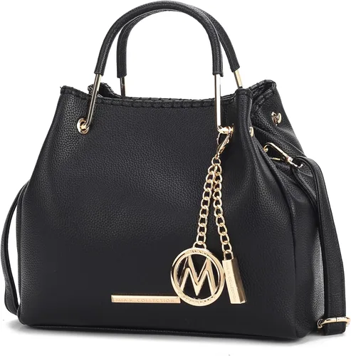 Vista 15 de MKF Collection Mia K - Bolso de mano para mujer, de piel vegana, con asa superior, bolso de mano