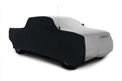 Vista 14 de Coverking Custom Fit Funda de coche para Select Ford modelos – satén elástico, Negro