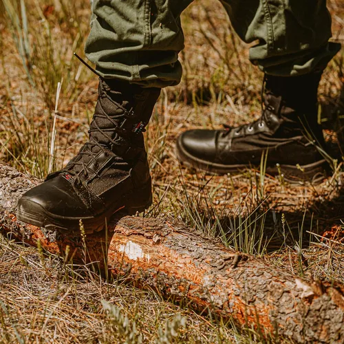 Vista 5 de ROCKROOSTER MGDB Tactical Boots for men 8 inch XX-wide Soft Toe Comfortable Anti-Fatigue Tech Durable Quick Dry Ankle Support Combat BootsAB5010