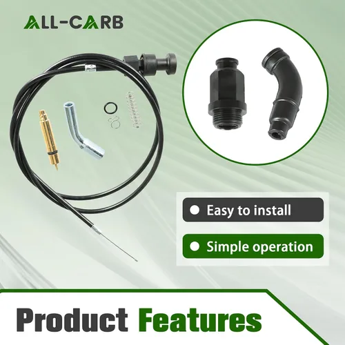 Vista 3 de marddpair Kit de cable de estrangulador y émbolo de válvula de repuesto para Honda Foreman 500 TRX500FA TRX500FGA TRX500FPA 2001-2013