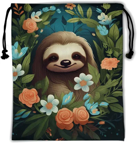 Vista 71 de Bolsa de agarre de gimnasia de piel de animal, bolsa de gimnasia con cordón ajustable, bolsa de cuerda para fauna silvestre, Mariposas Galaxy