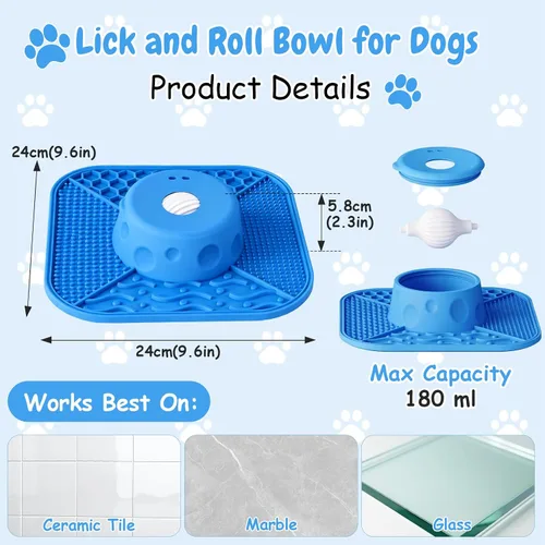 Vista 4 de Comedero lento para perros Lick Bowl (6oz)