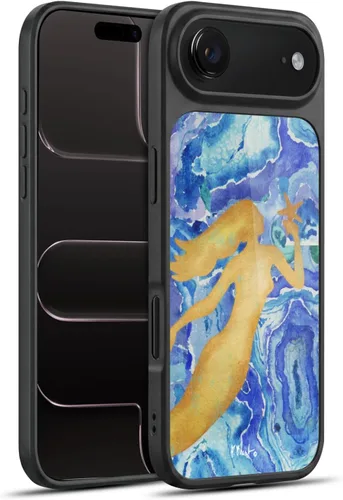 Vista 40 de Head Case Designs Officially Licensed Paul Brent Agate Mermaid Coastal Gel Armor Case [Military Grade Drop Protection] Compatible with Apple iPhone