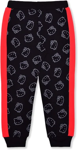 Vista 5 de Hello Kitty Plush Girl 2 Piece Sweater Top and Jogger Set Black