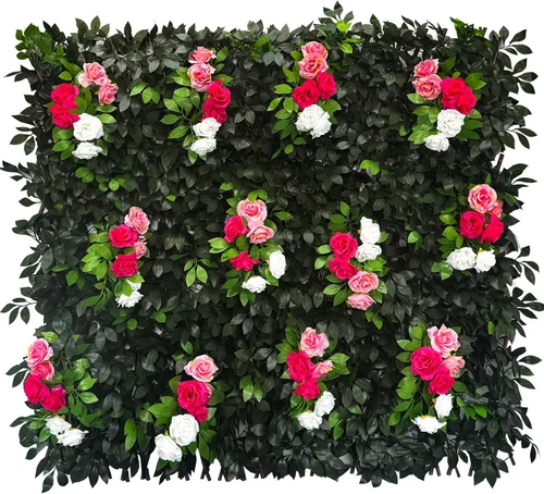 Vista 13 de Sumery Pantalla de Privacidad de Valla Expandible para Balcón Patio Exterior, Panel Decorativo de Cercado de Hiedra Artificial, Setos Artificiales
