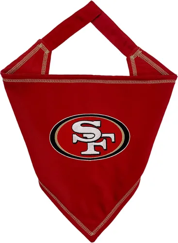 Vista 22 de Pets First NFL Buffalo Bills Banda Anudable para Mascotas, Pequeño/Mediano. Bandana, Bufanda y Babero para Perro y Gato. La Bandana Definitiva