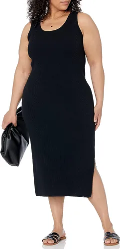 Vista 4 de The Drop Women's Yasmin Rib Midi Sweater Tank Dress