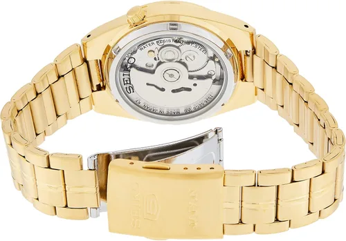 Vista 2 de Seiko Seiko 5 reloj automático de los hombres del dial de oro SNK574J1