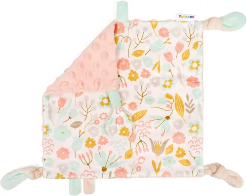 Vista 8 de Dr.Rapeti Manta de seguridad para bebé, bebé, niño pequeño, 10 x 10 pulgadas, juguete sensorial lavable, manta de apaciguamiento amoroso (dinosaurio)