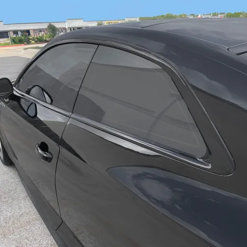 Vista 5 de SlickMod Revestimiento de vinilo opaco cromado para Audi A5 / S5 Coupé 2018-2023 (negro brillante)