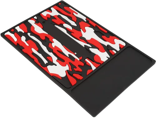 Vista 4 de Alfombrilla de peluquería para peluquería y peluquería, estación de trabajo, almohadillas de material de silicona, herramientas de afeitado