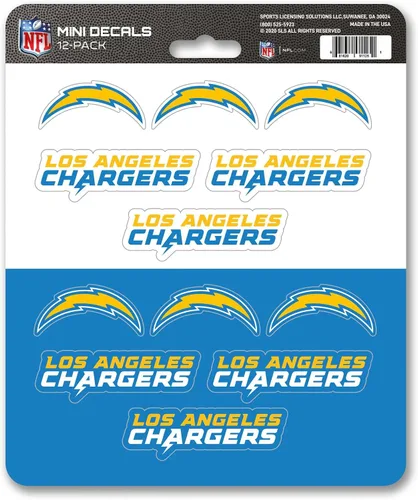 Vista 7 de FANMATS NFL - Juego de calcomanías unisex para adolescentes, mini paquete de 12
