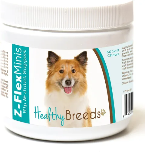 Vista 110 de Healthy Breeds Affenpinscher Z-Flex Minis - Masticables suaves para cadera y articulaciones, 60