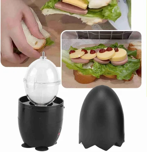 Vista 2 de Molinillo eléctrico de huevos, portátil, mezclador de huevos, yema blanca, mezclador de huevos, agitador de huevos eléctrico, accesorios de cocina