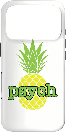 Vista 30 de Funda blanca para iPhone 16 Psych Pineapple Fruit