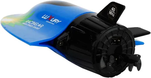 Vista 7 de GoolRC Mini barco submarino RC, juguete de buceo impermeable con control remoto (azul)