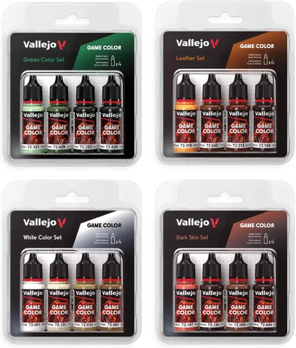 Vista 7 de Vallejo - Set de pintura para cuero Juego de color Contiene 4 botellas de 18 ml (0.60 fl.oz.)