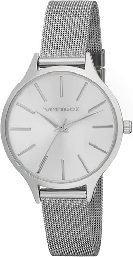 Vista 4 de Reloj de correa de malla larga de índice de 1.417in para mujer (VNR11400)
