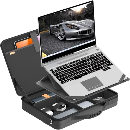 Vista 16 de Smatree Funda rígida para laptop para Galaxy Book4 Edge de 14 pulgadas Negro