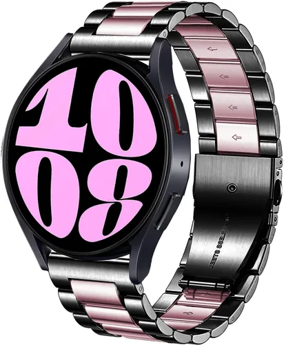 Vista 31 de DEALELE - Correas compatibles con Samsung Galaxy Watch 7 / FE / 6/6 Classic / 5/5 Pro / 4/4 Classic/Galaxy 3 de 41 mm, correa de repuesto de metal