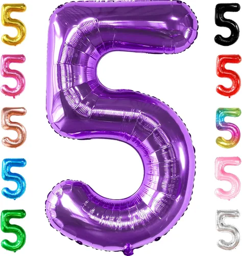 Vista 47 de KatchOn Globo negro del número 1 de 40 pulgadas, globo de feliz cumpleaños