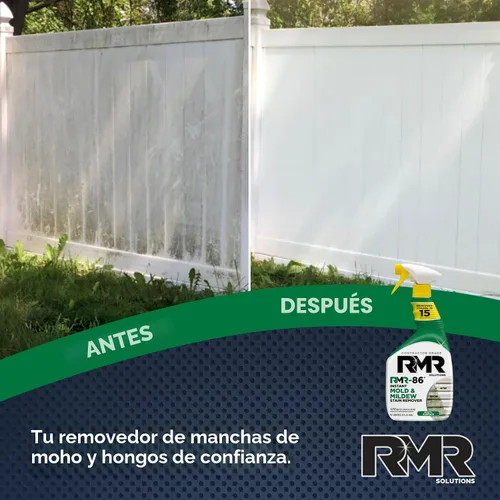 Vista 2 de RMR-86 - Removedor instantáneo de manchas de moho y hongos en aerosol - Fórmula sin refregar, 30 onzas líquidas