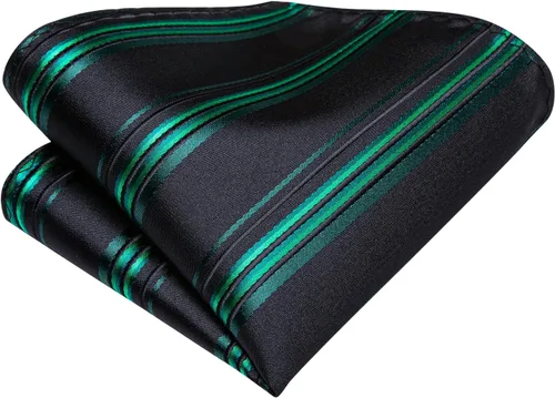Vista 88 de Dubulle Corbata tejida de cachemira para hombre y gemelos de pañuelo para hombre, conjunto de gemelos para boda formal y negocios