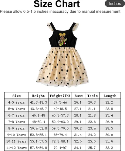 Vista 7 de L.O.L. Surprise! Girls Dress Summer Mesh Causal Tutu Princess Dress for Girls 3-10 Years