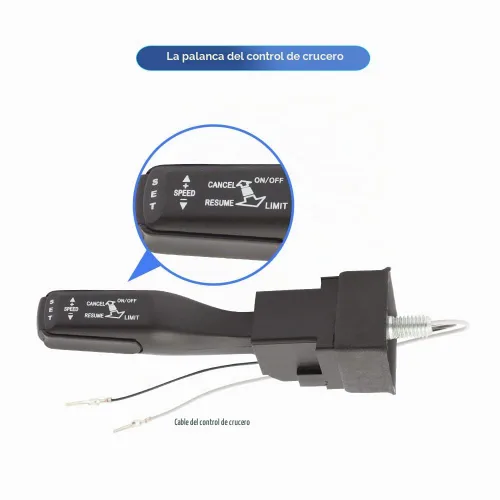 Vista 6 de EASYGUARD ECC001 Kit de sistema de control de crucero universal eléctrico limitador de control de velocidad para automóviles DC12V con acelerador