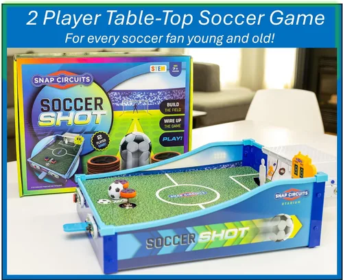 Vista 3 de SNAP CIRCUITS Soccer Shot STEM Tabletop Game for Kids Ages 7+