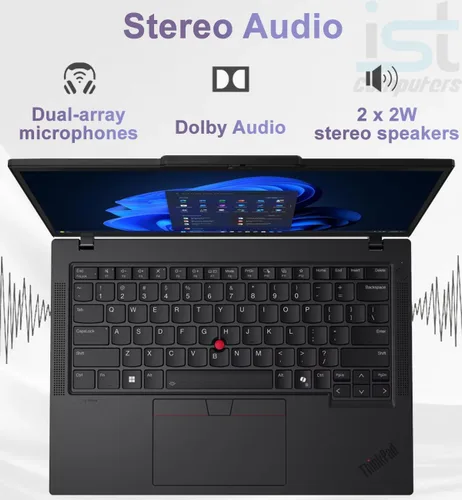 Vista 8 de Lenovo ThinkPad T14 Gen 6 Laptop de PC de IA para negocios (14" FHD+ pantalla táctil, Intel 12-Core Ultra 5 225U (> Ultra 7 155U), 16GB DDR5, 512GB