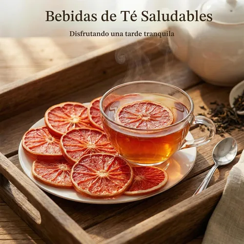 Vista 8 de Rebanadas de naranja sanguina deshidratada, rebanadas de naranja sanguina seca por cokcerez 3 oz (85 gr)